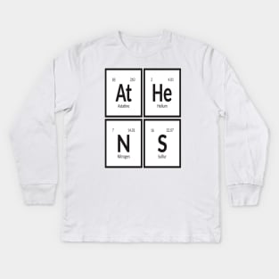 Athens City | Periodic Table of Elements Kids Long Sleeve T-Shirt